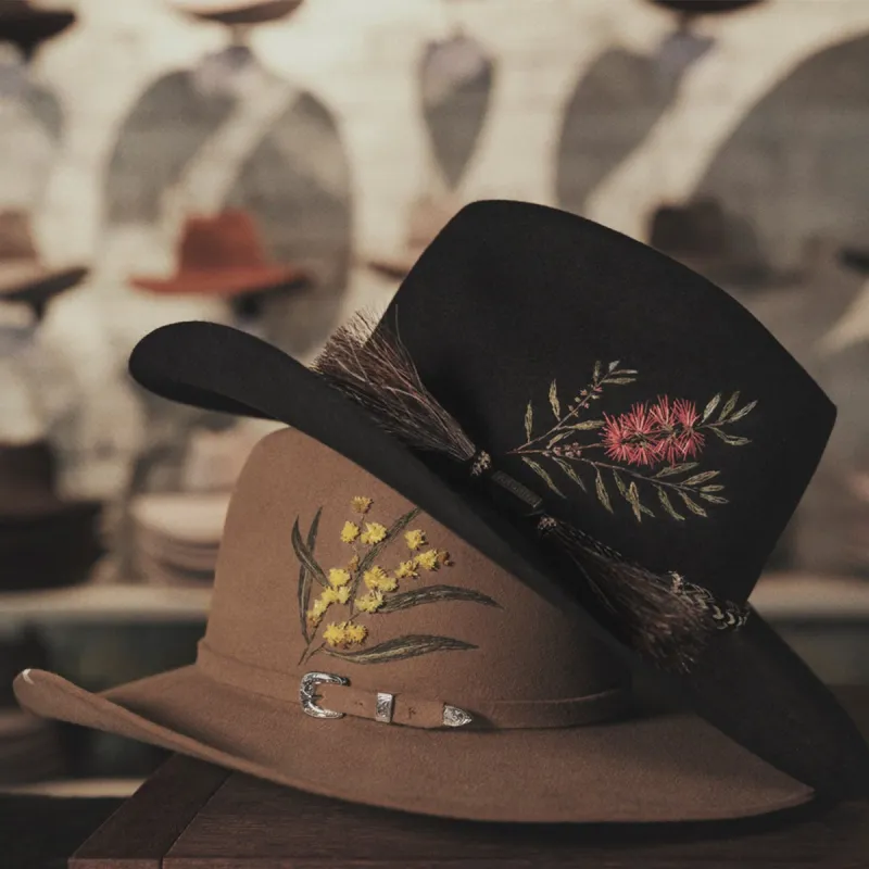 BXMBXM Embroidered Hats made by Akubra