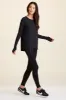 Fractal Raglan Long Sleeve Tee sold by Alala