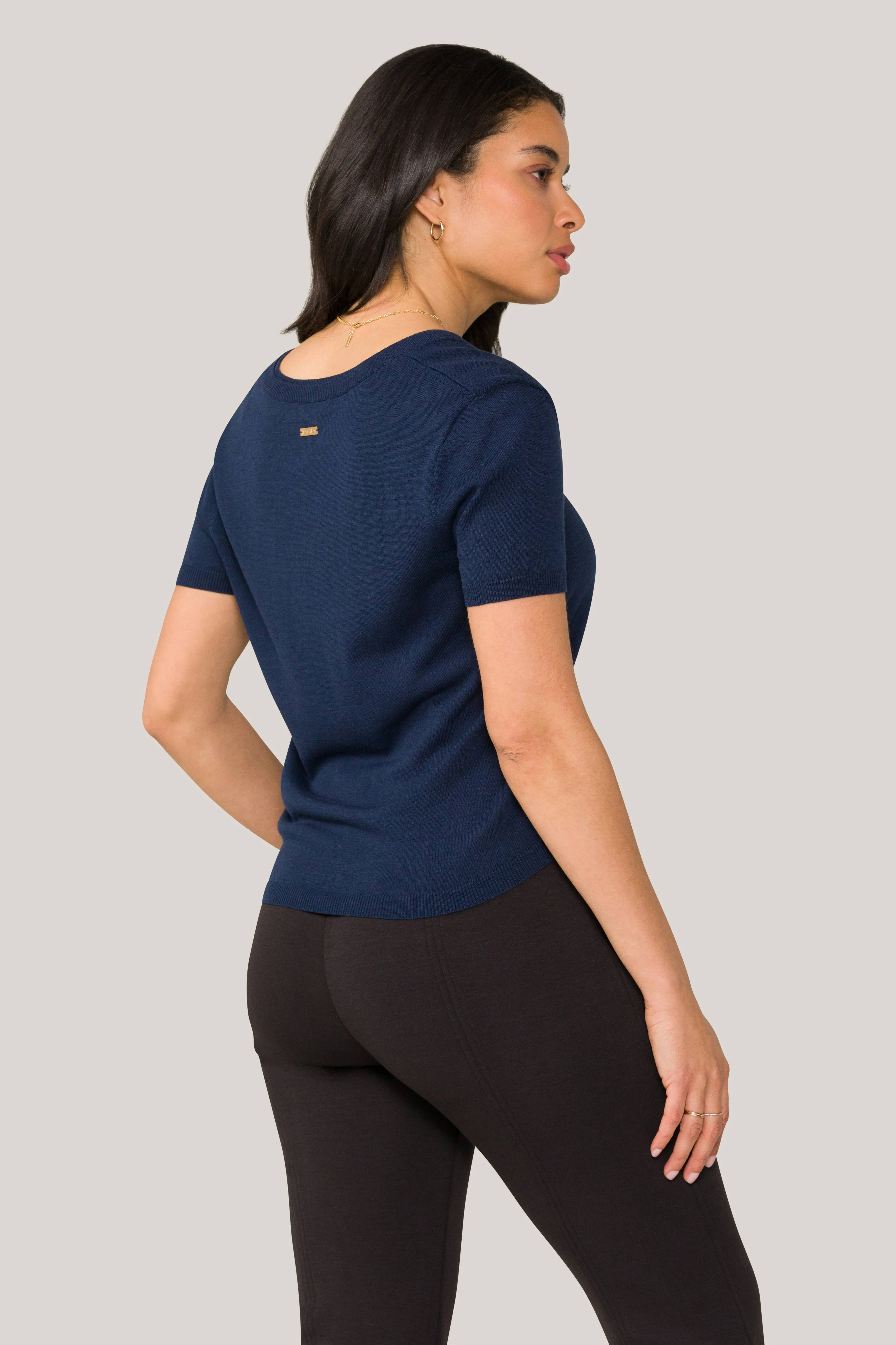 Vida Knit Tee sold by Alala product image thumbnail 2