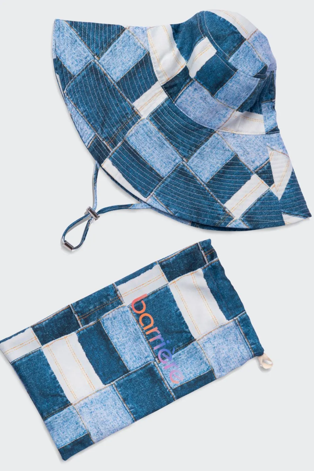 Barriére Denim Print Sun Hat sold by Alala product image thumbnail 2
