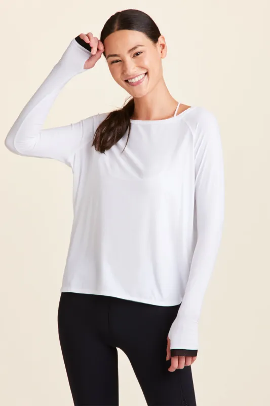 Fractal Raglan Long Sleeve Tee sold by Alala