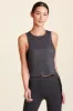 Mesh Tie Back Tank sold by Alala
