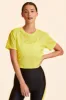 Tie Back Crop Tee sold by Alala