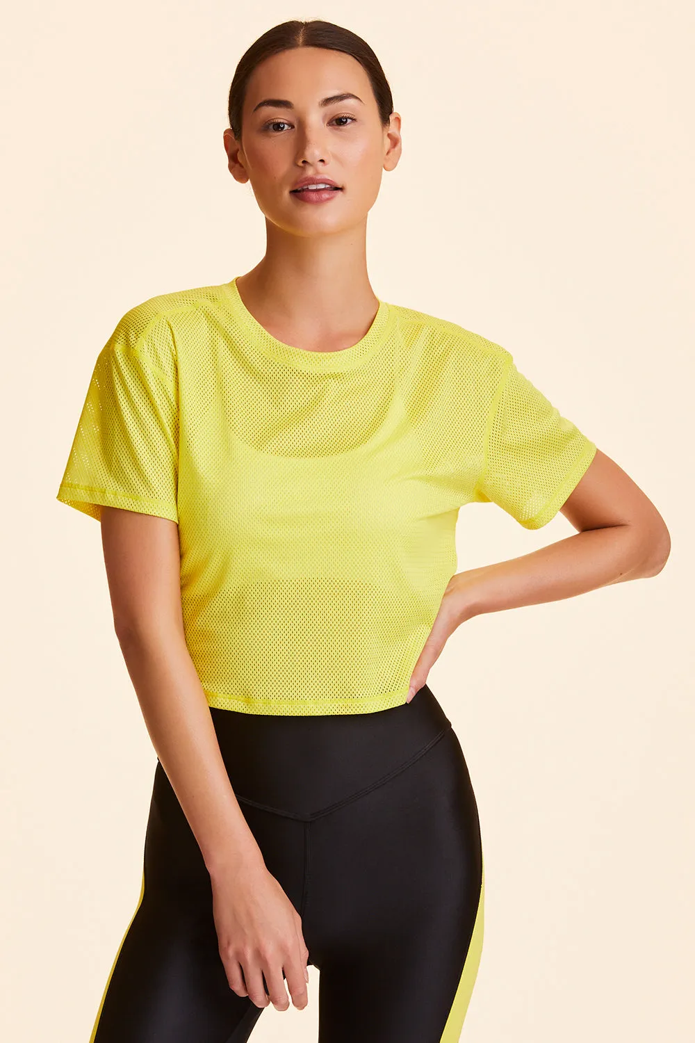 Tie Back Crop Tee sold by Alala product image thumbnail 3
