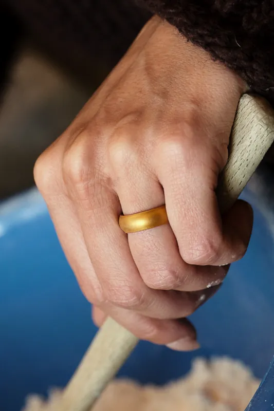 Qalo Metallic Classic Silicone Ring made by Alala