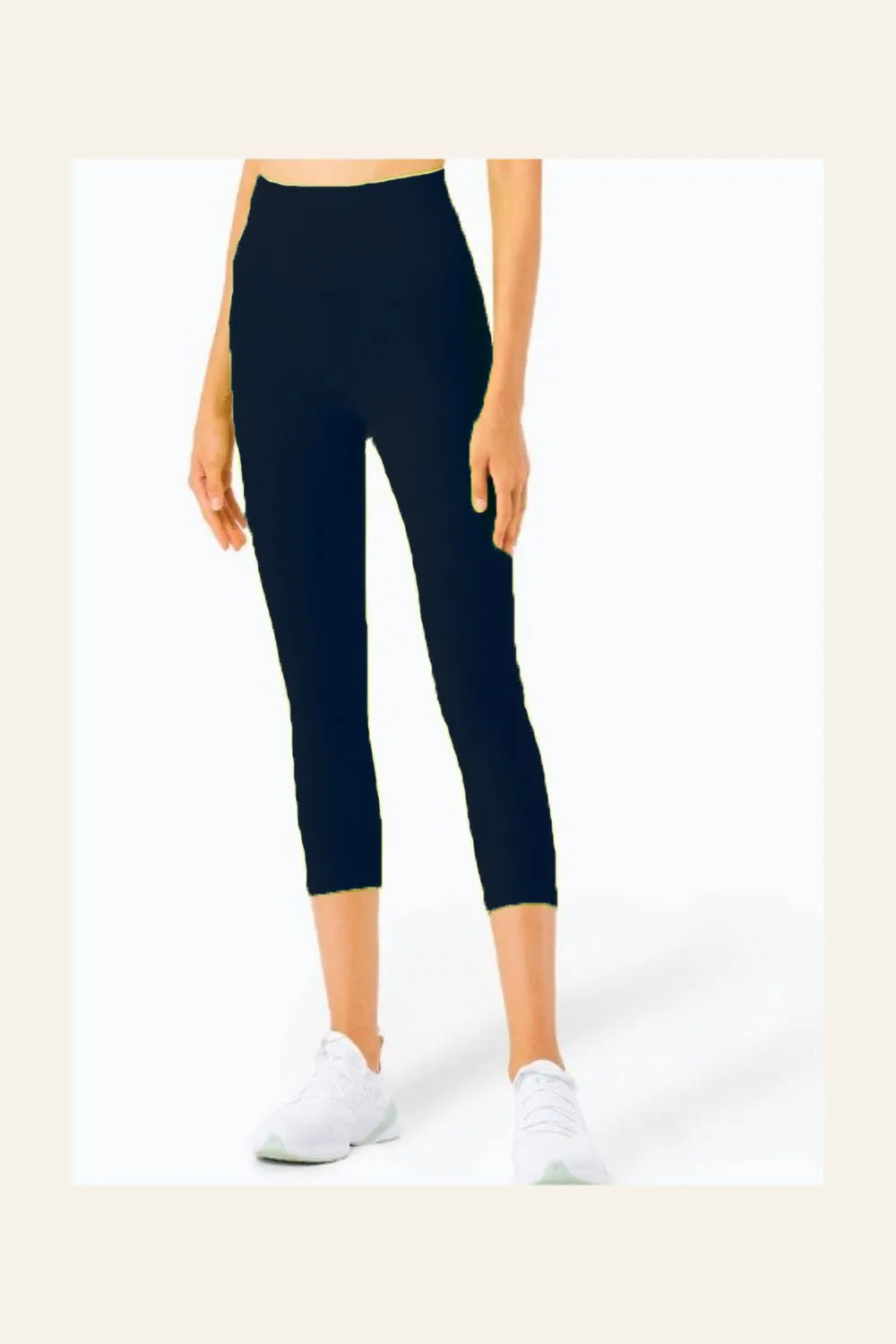 Crop Legging - Navy Blue sold by Alala
