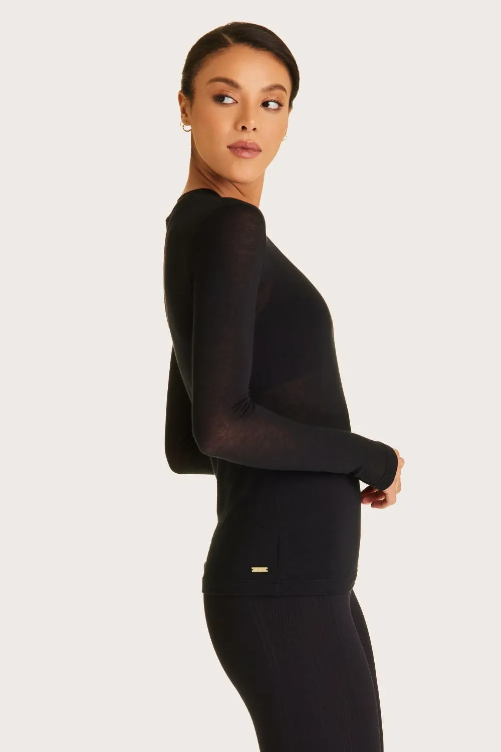 Cashmere Long Sleeve Crew sold by Alala product image thumbnail 4