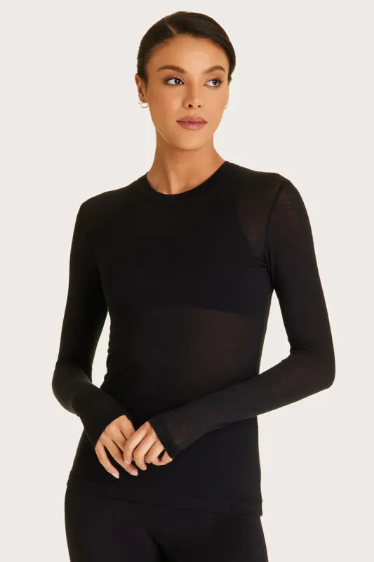 Cashmere Long Sleeve Crew sold by Alala