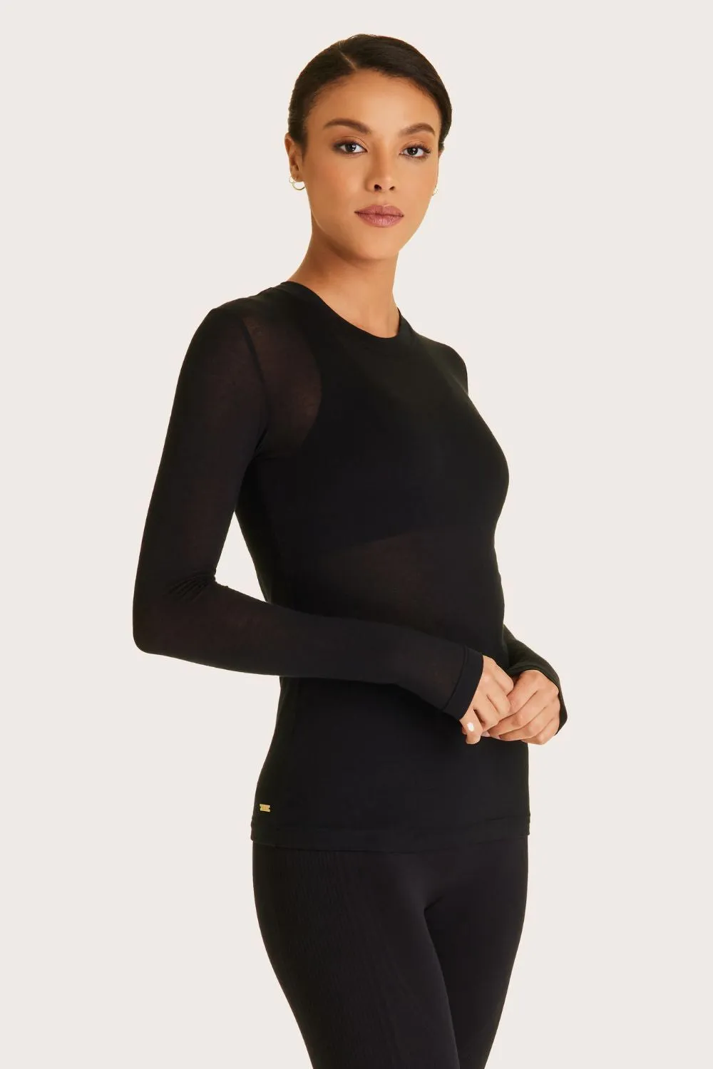 Cashmere Long Sleeve Crew sold by Alala product image thumbnail 3