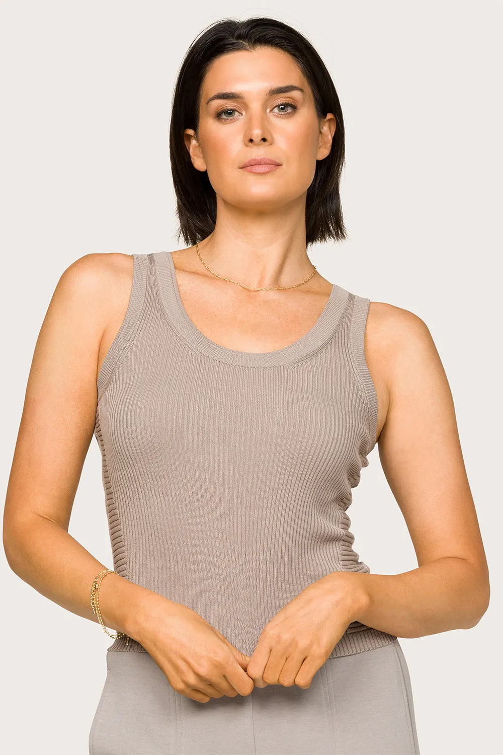 Vida Knit Tank sold by Alala