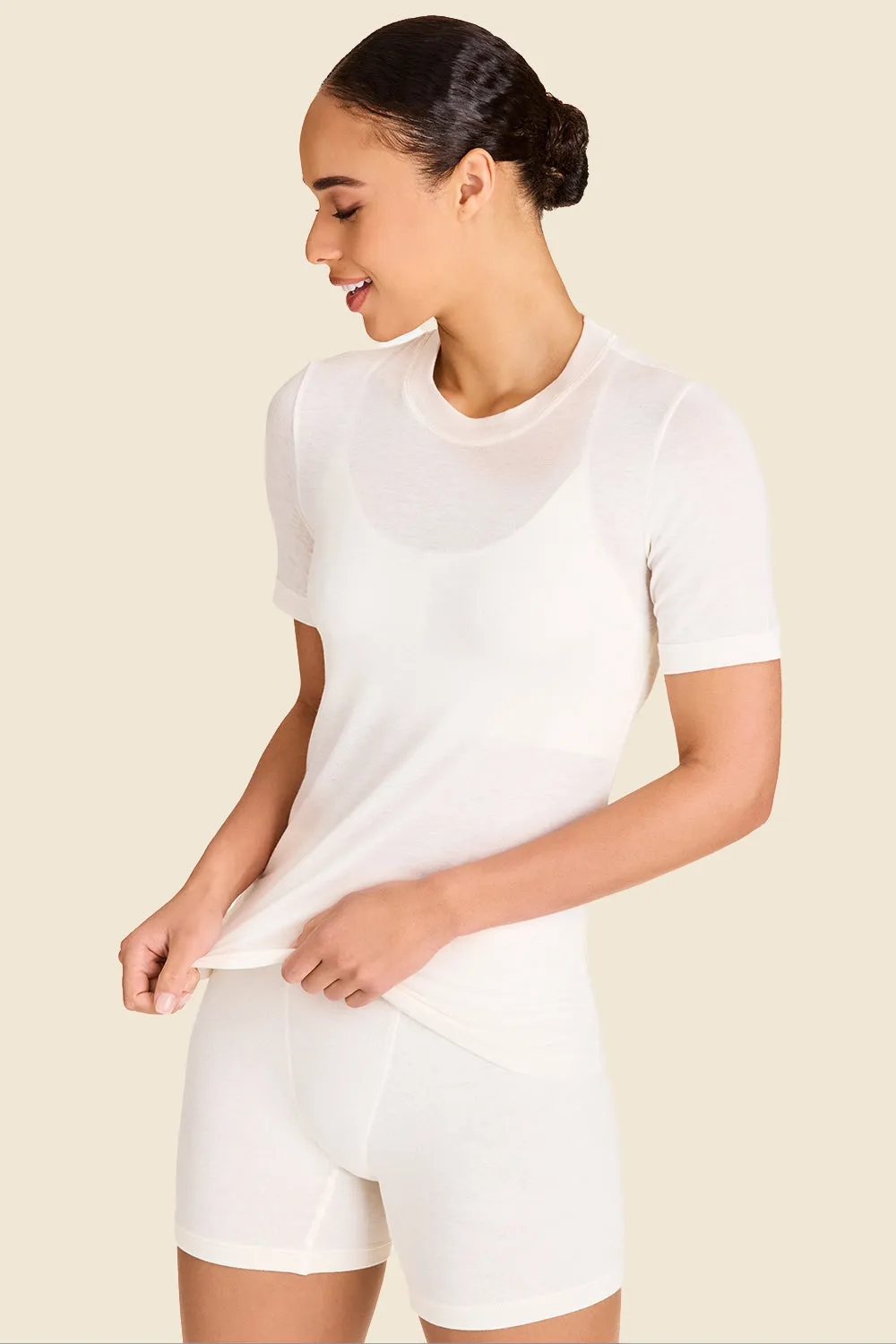 Washable Cashmere Tee sold by Alala product image thumbnail 4