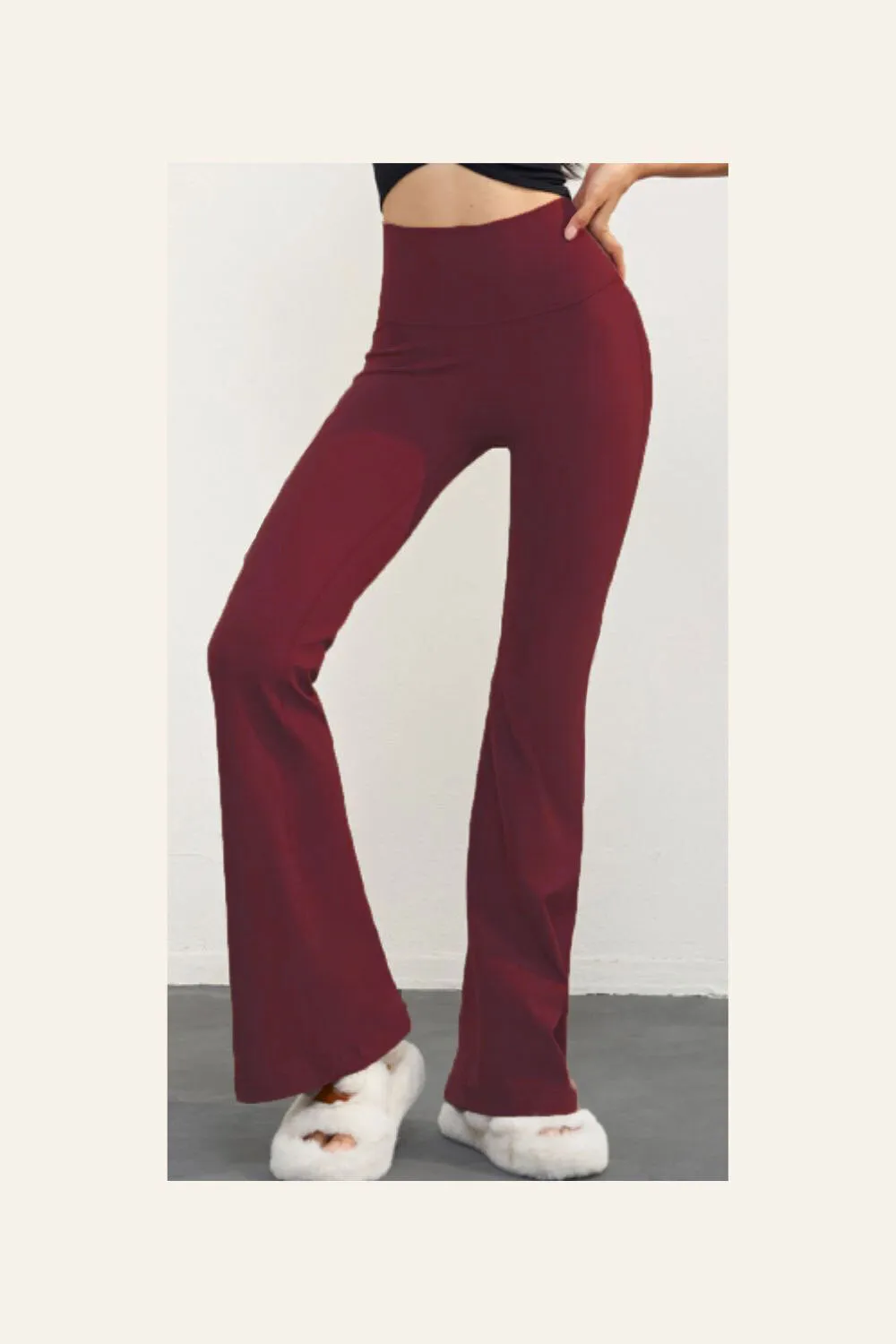 Flare Pant - Red Bean sold by Alala