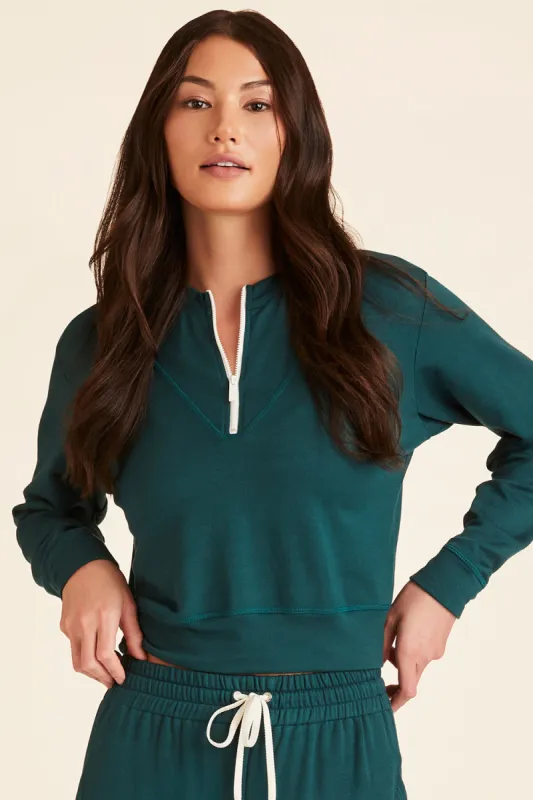 Off Duty Quarter Zip sold by Alala