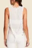 Mesh Tie-Back Tank sold by Alala