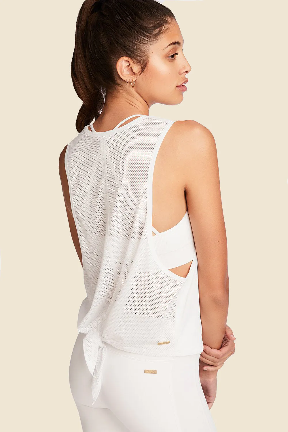 Mesh Tie-Back Tank sold by Alala product image thumbnail 2
