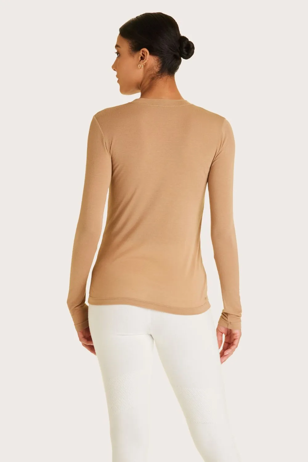 Cashmere Long Sleeve Crew sold by Alala product image thumbnail 2
