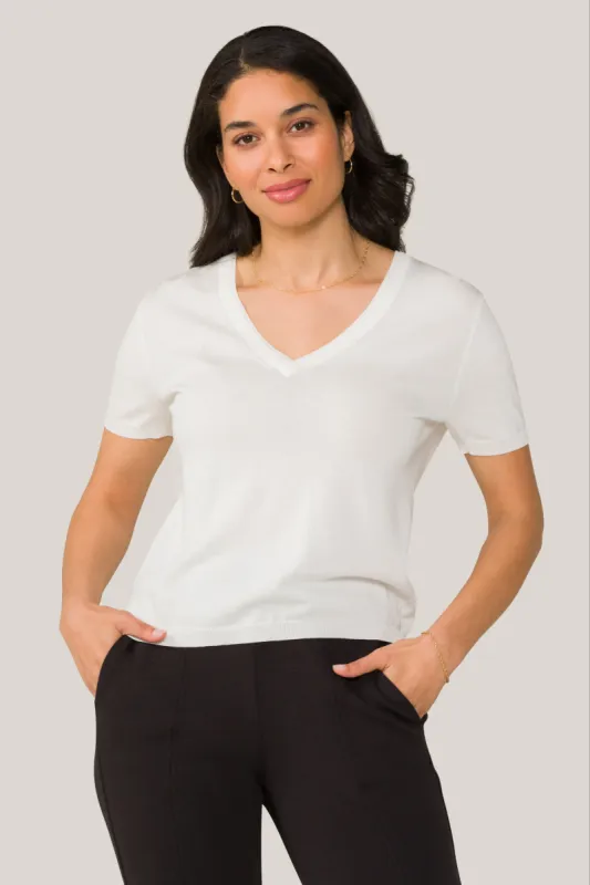 Vida Knit Tee sold by Alala