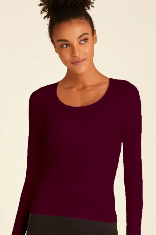 Barre Seamless Long Sleeve sold by Alala