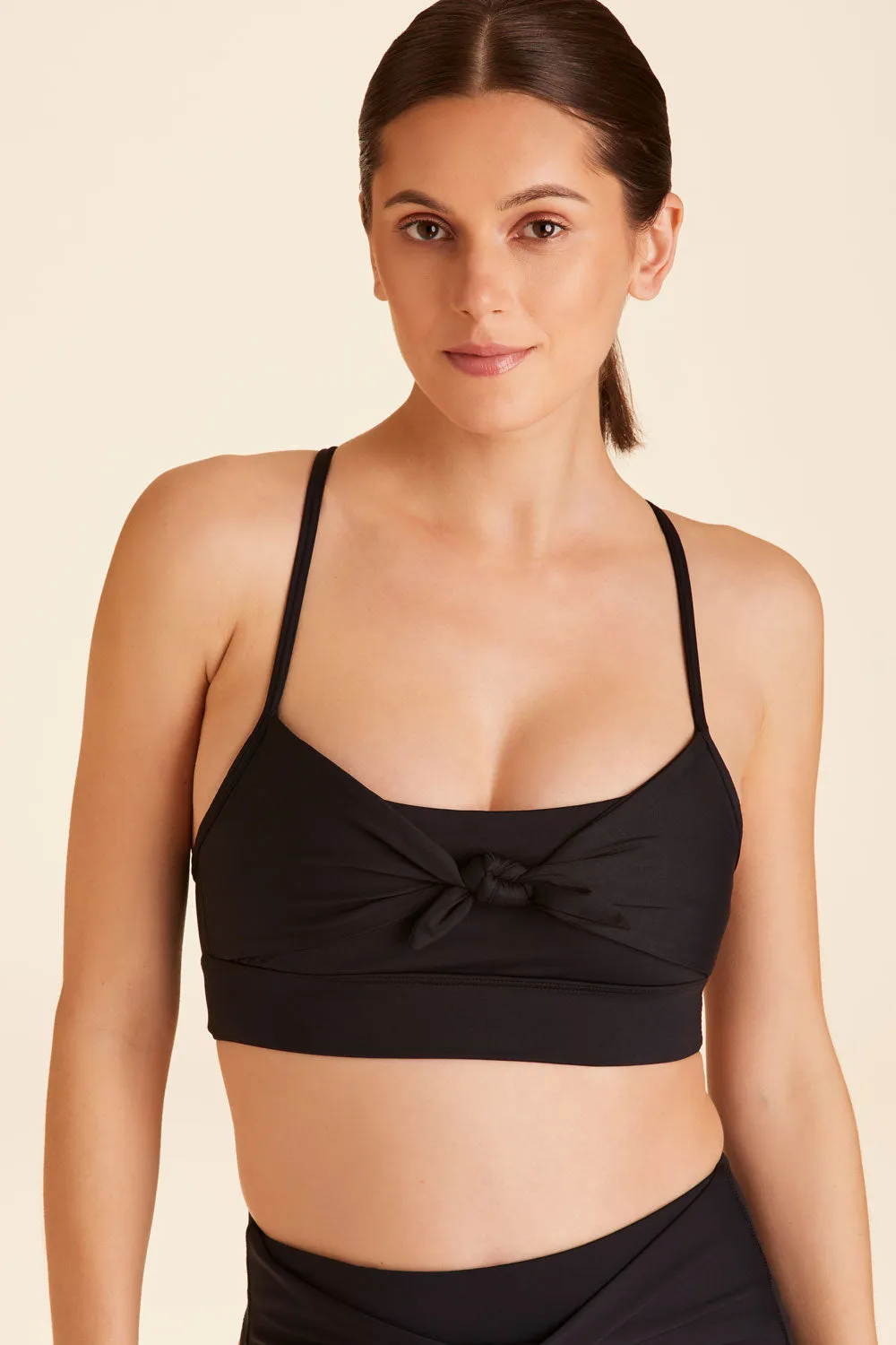 Tied Bow Bra sold by Alala