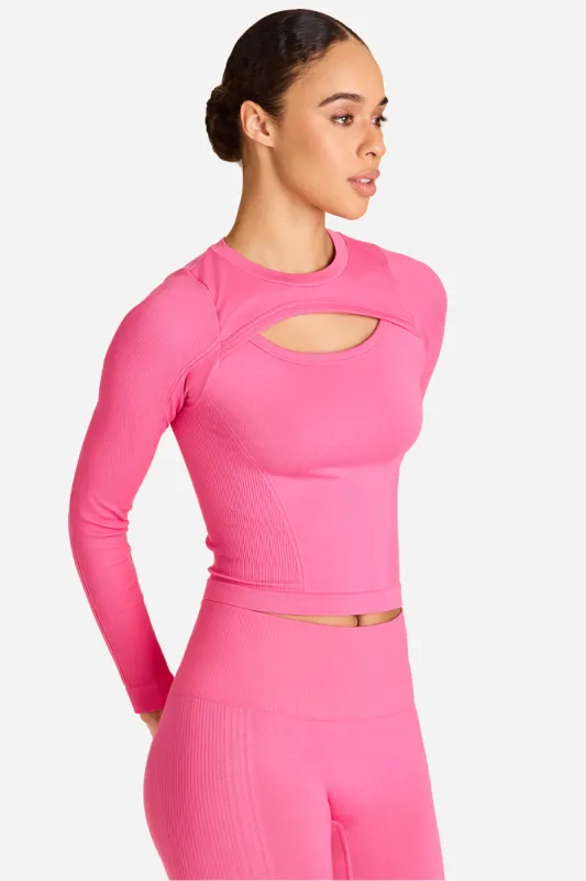 Slash Seamless Long Sleeve sold by Alala