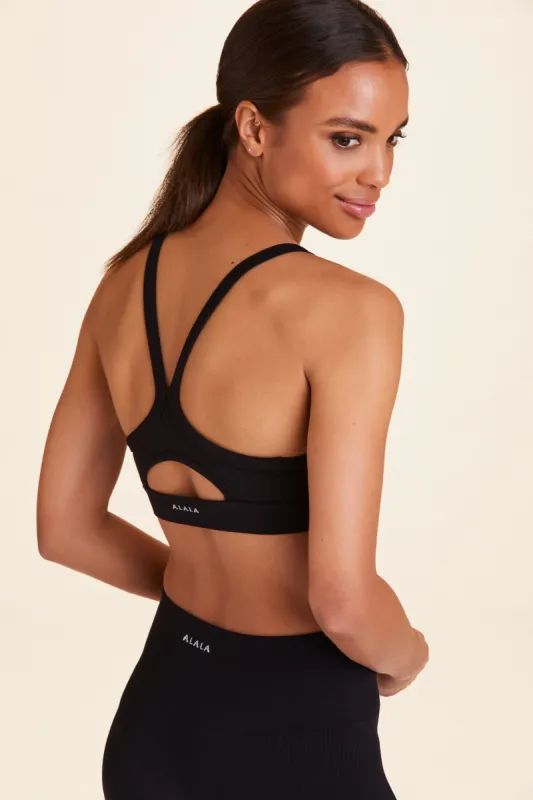 Flow Seamless Bra sold by Alala