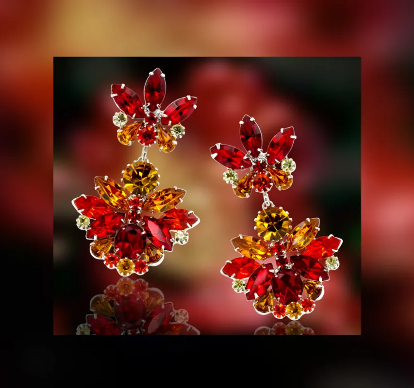 #13434 Firestorm Earrings sold by Albert Weiss