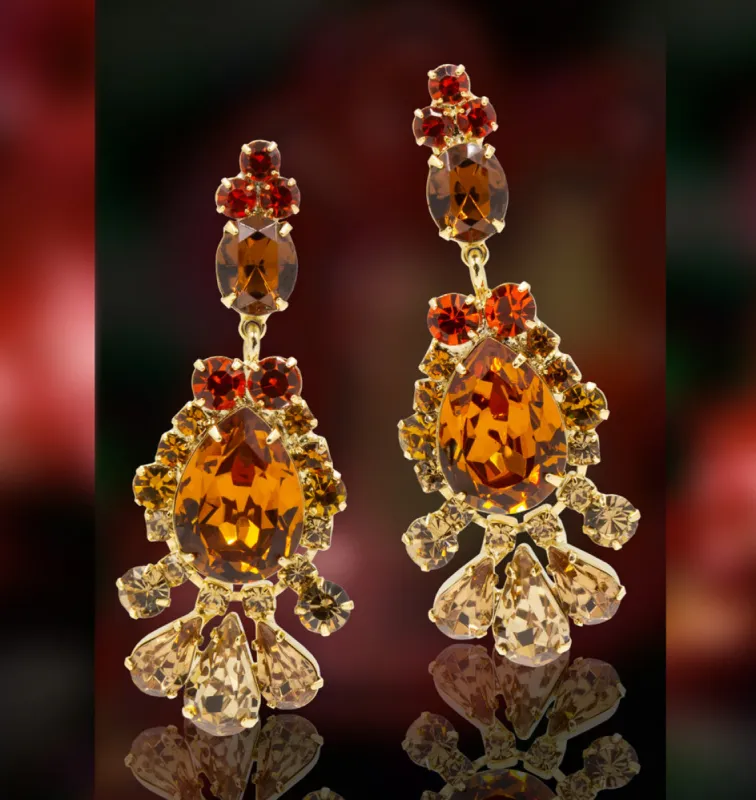#16752 - Vibrant Flame Earrings sold by Albert Weiss