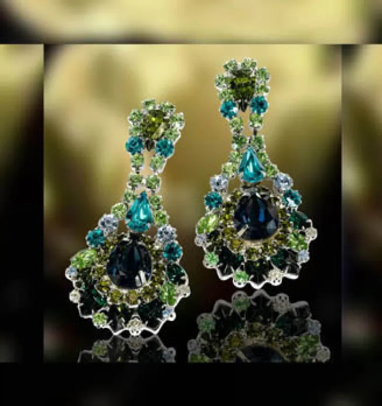 #13435 Mountain Reflection Earrings sold by Albert Weiss