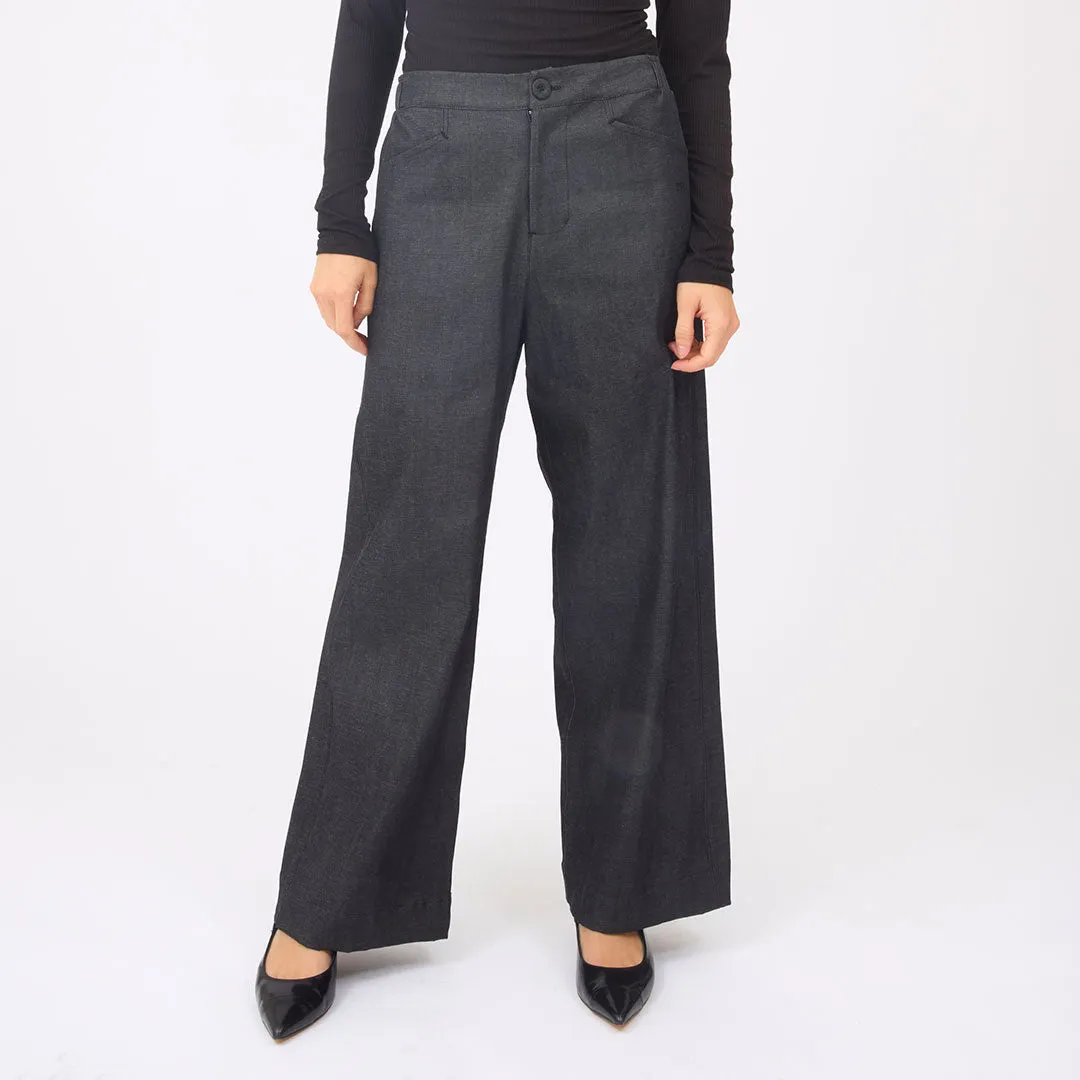 Button Trouser, Dark Denim sold by Albion product image thumbnail 4