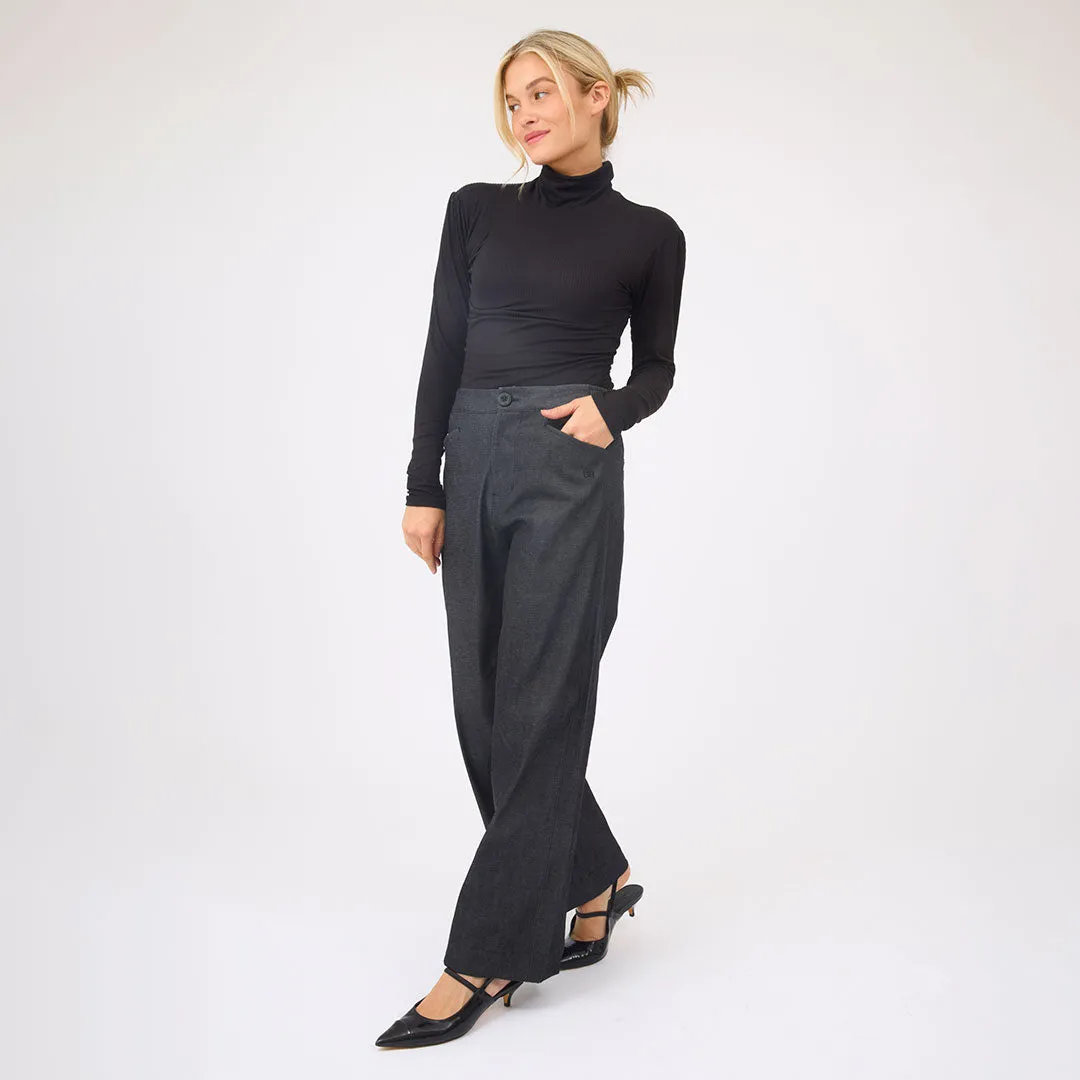 Button Trouser, Dark Denim sold by Albion product image thumbnail 5
