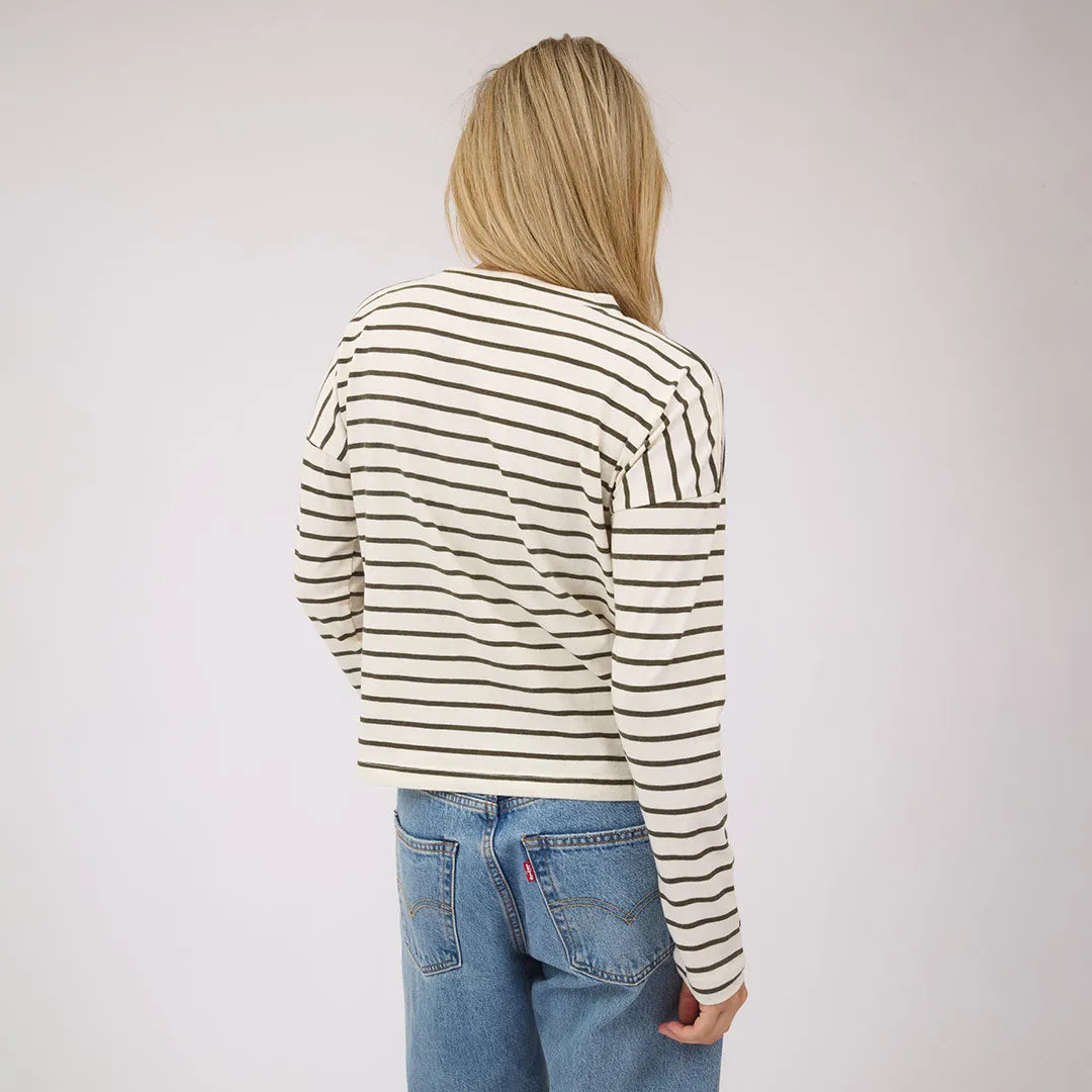 Striped Basic Long Sleeve, Pine sold by Albion product image thumbnail 5