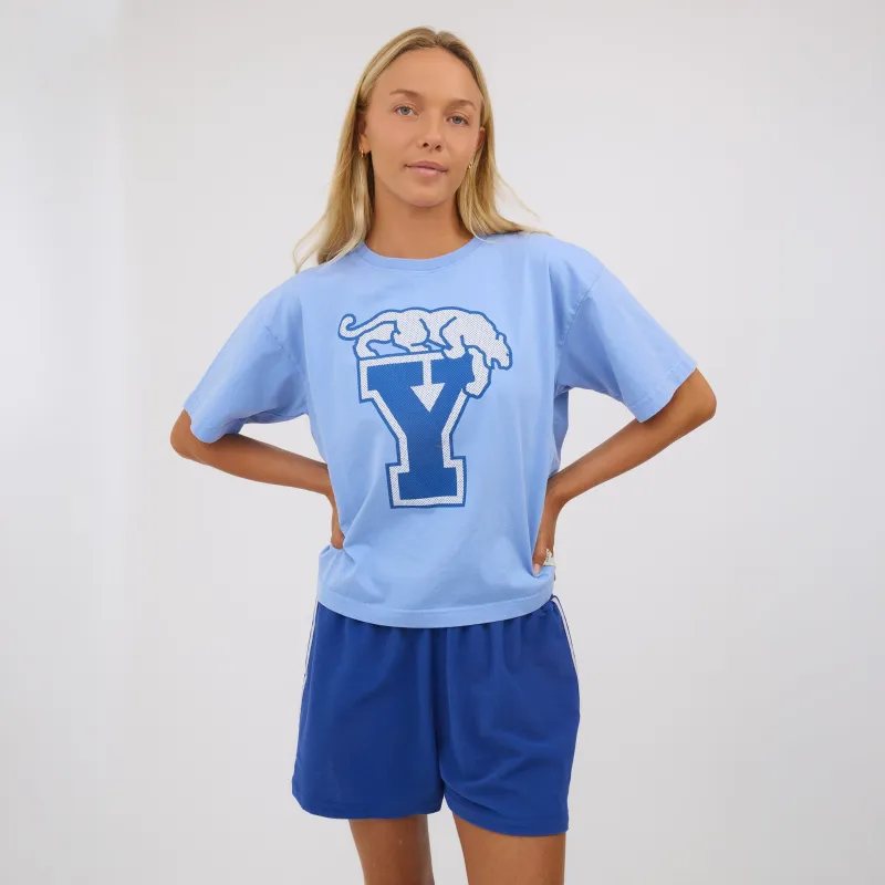 BYU Oversized Tee, Royal - Cougar Y sold by Albion