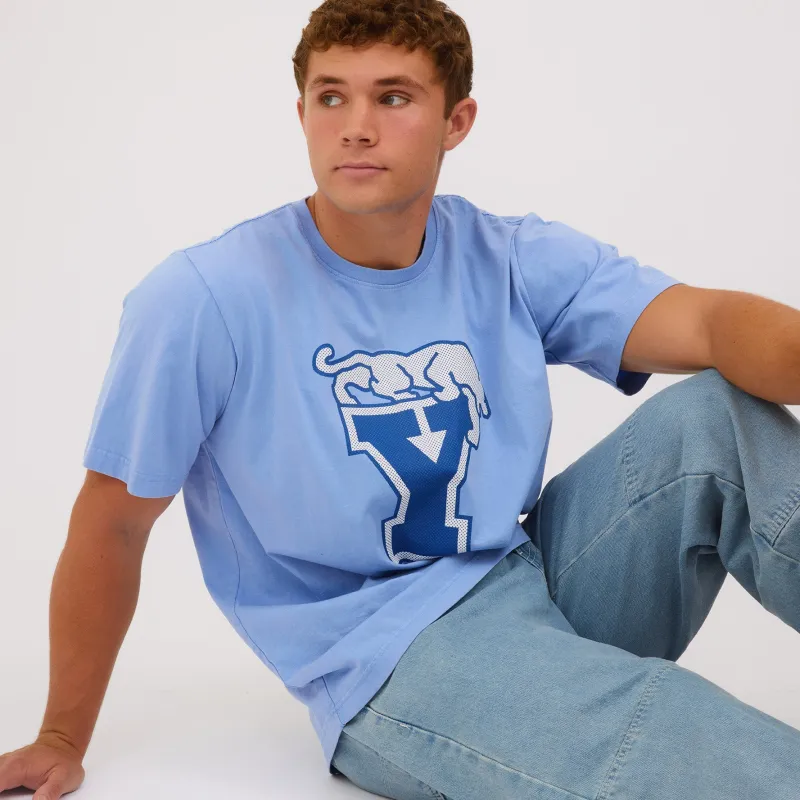 BYU Unisex Tee, Royal - Cougar Y sold by Albion