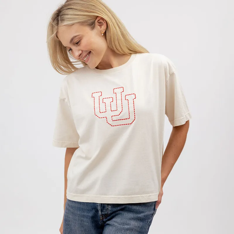 Utah Oversized Tee, Natural - UU sold by Albion