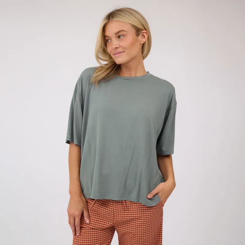 Perfect Oversized Bamboo Tee, Clover sold by Albion