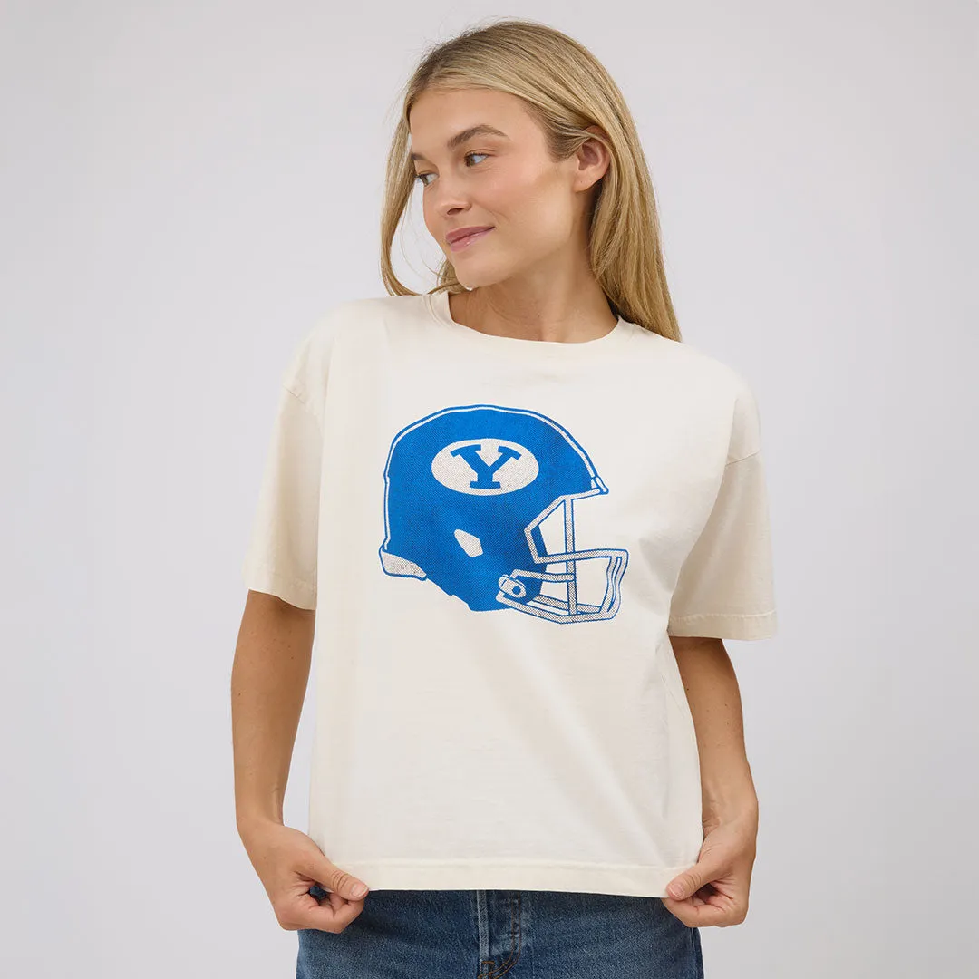 BYU Oversized Tee, Natural - Helmet sold by Albion product image thumbnail 3