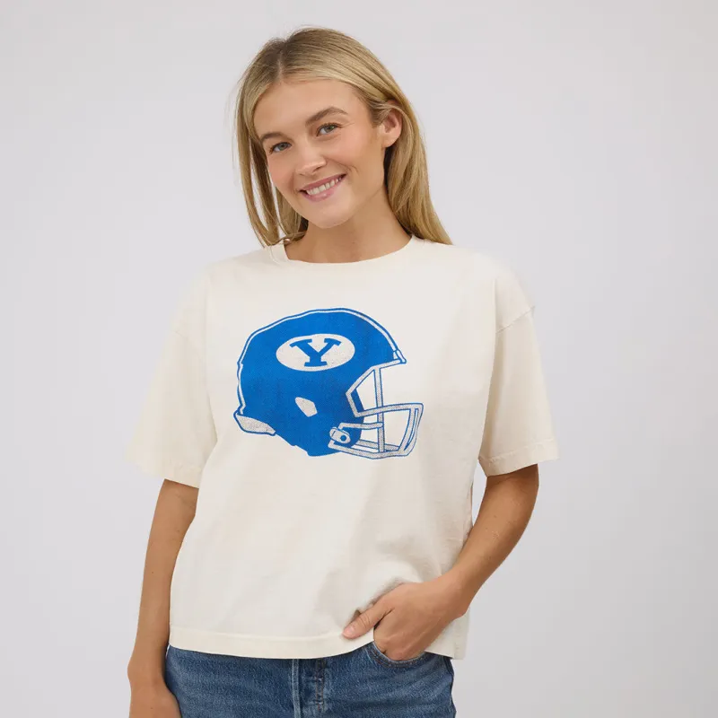 BYU Oversized Tee, Natural - Helmet sold by Albion
