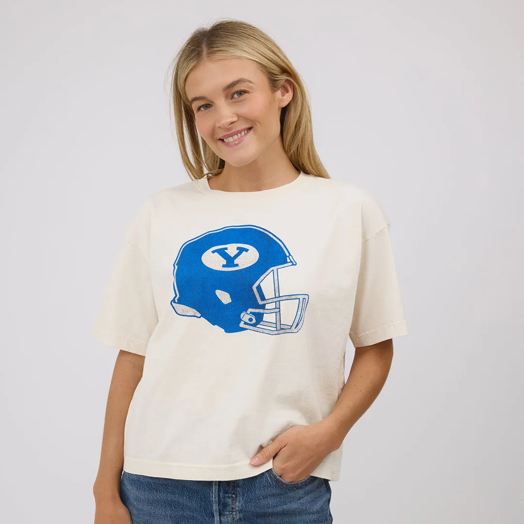 BYU Oversized Tee, Natural - Helmet sold by Albion