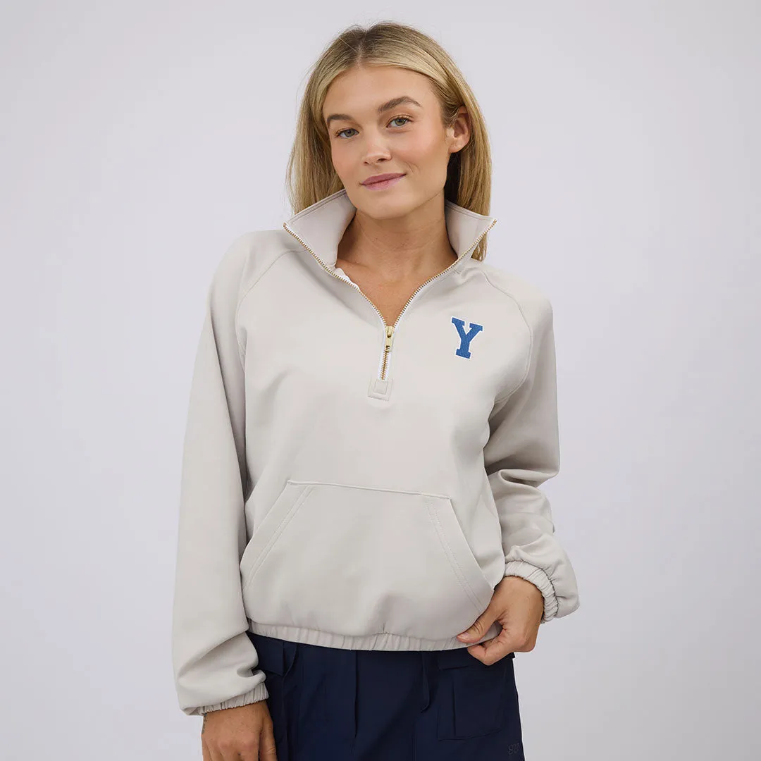 BYU Cinched 1/4 Zip, Tan sold by Albion product image thumbnail 3