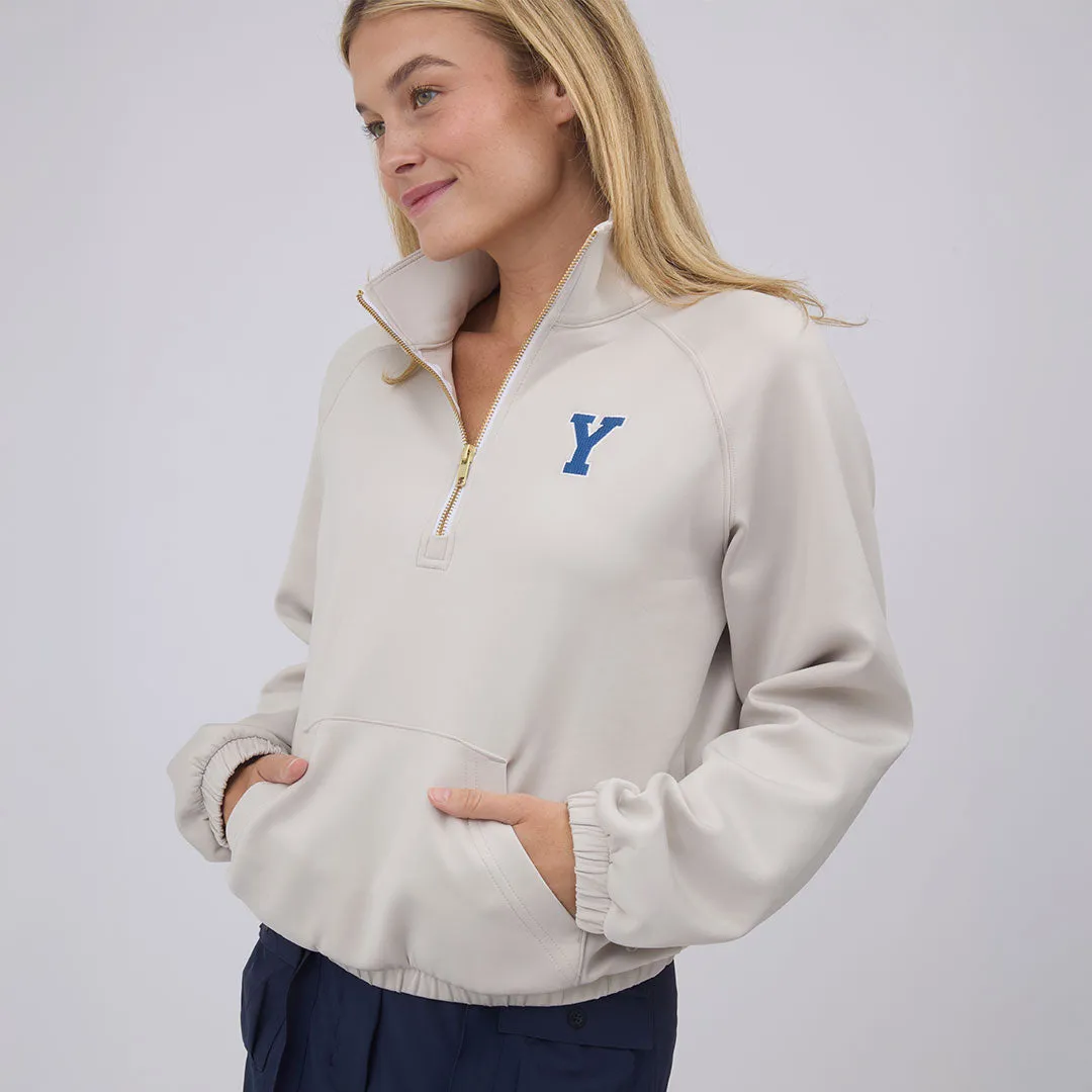 BYU Cinched 1/4 Zip, Tan sold by Albion product image thumbnail 5