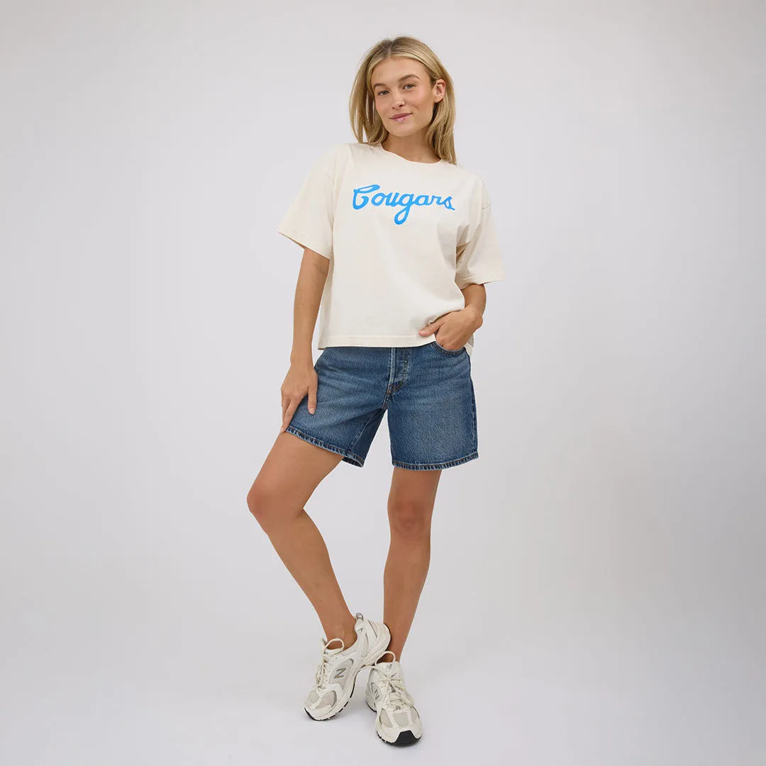 BYU Oversized Tee, Natural - Cougars sold by Albion product image thumbnail 2
