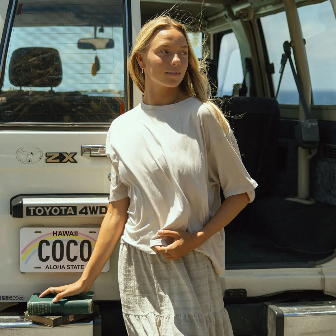 Perfect Oversized Bamboo Tee, Taupe sold by Albion product image thumbnail 2