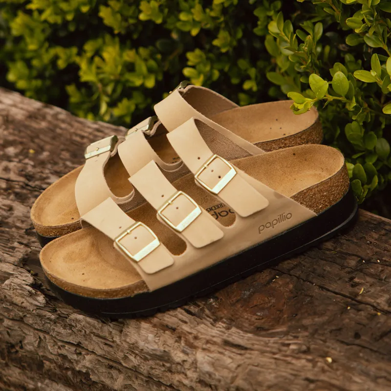 Birkenstock Florida III Platform-Sandcastle sold by Albion