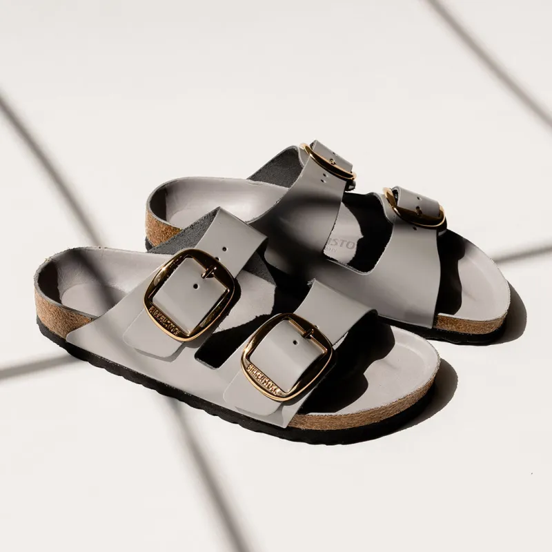 Birkenstock Arizona Big Buckle High Shine Coin Leather sold by Albion