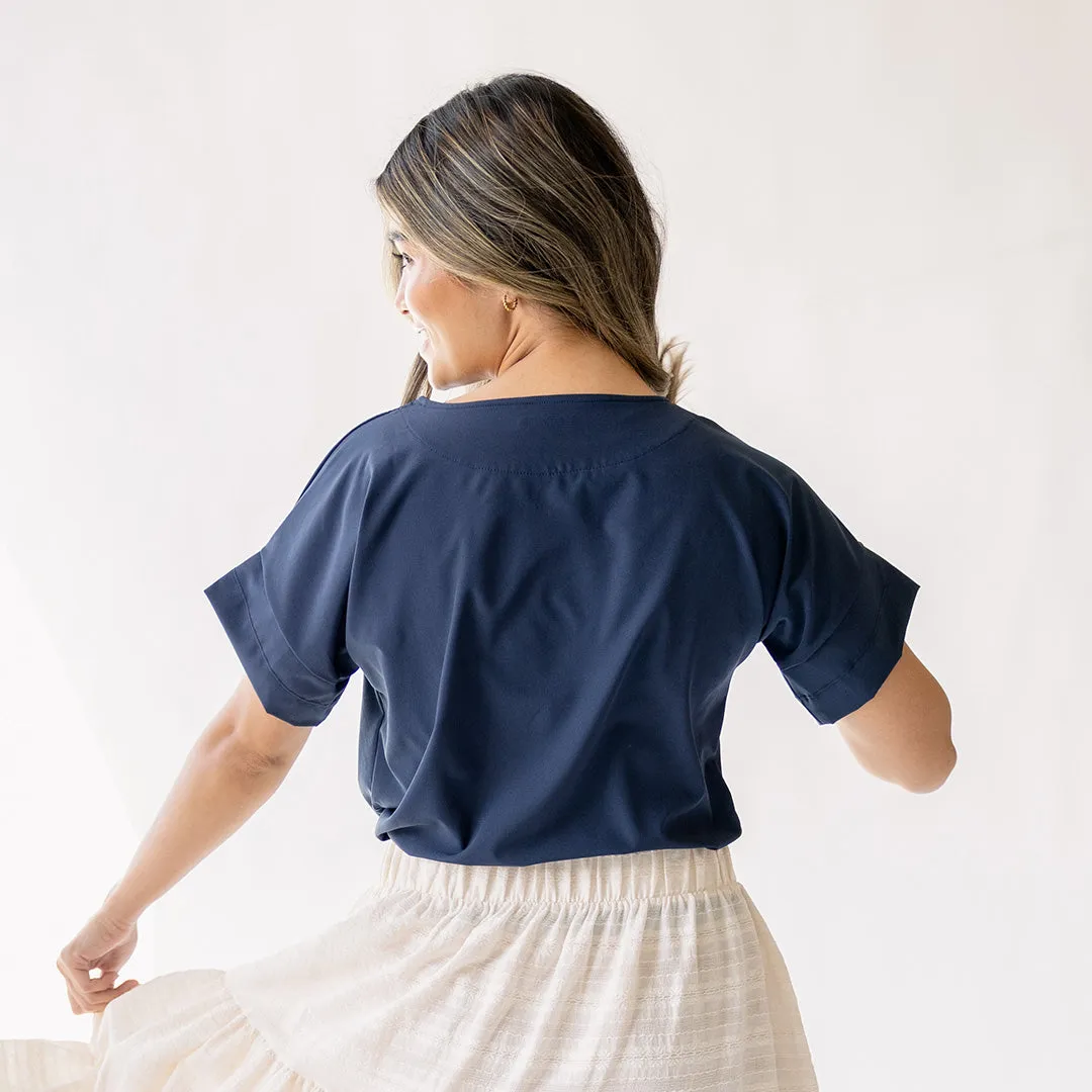 Boss Tee, True Blue sold by Albion product image thumbnail 3