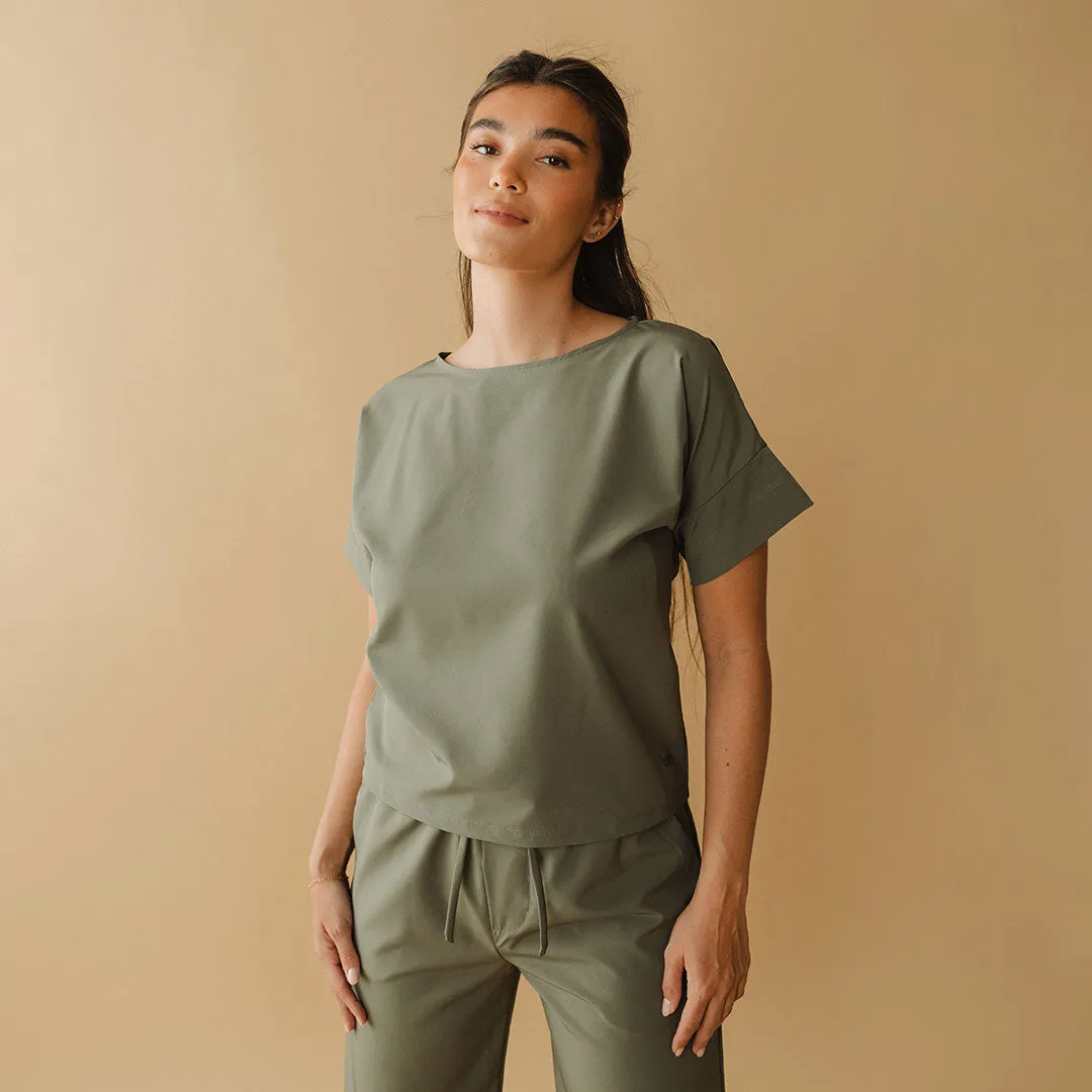 Boss Tee, Olive sold by Albion product image thumbnail 3