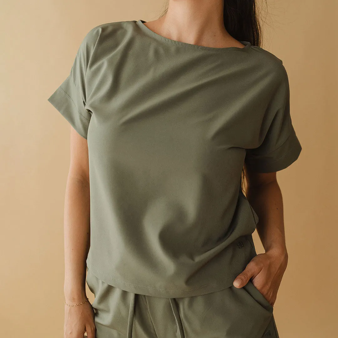 Boss Tee, Olive sold by Albion product image thumbnail 5