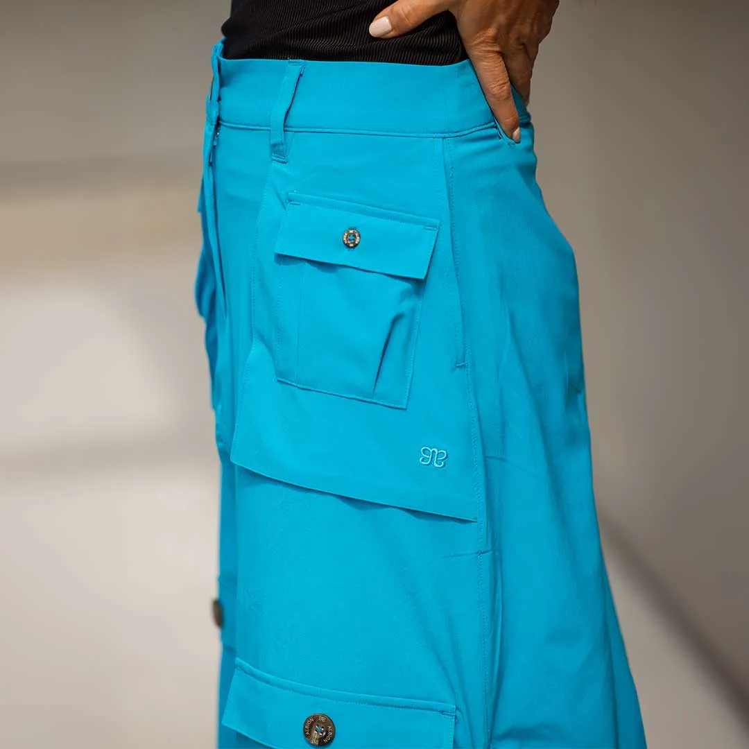 Maxi Cargo Skirt, Cobalt sold by Albion product image thumbnail 4