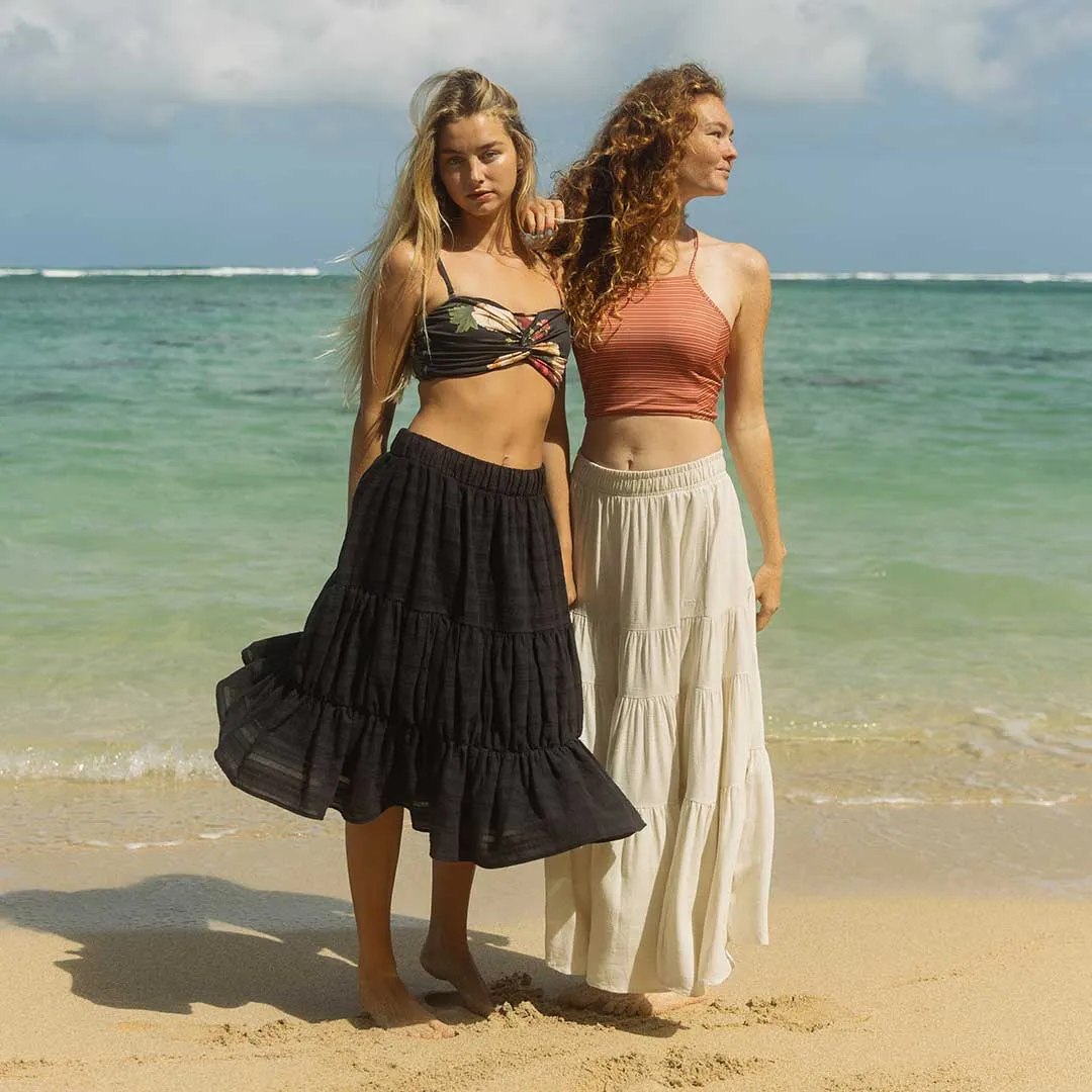 Short Tiered Skirt, Black sold by Albion product image thumbnail 5