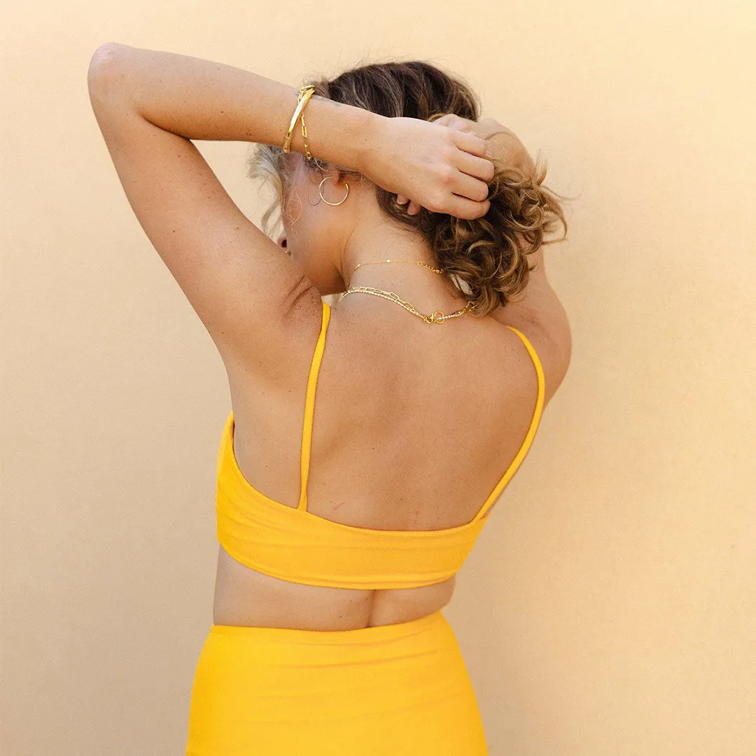 Rise Bikini Top, Golden Terry sold by Albion product image thumbnail 4